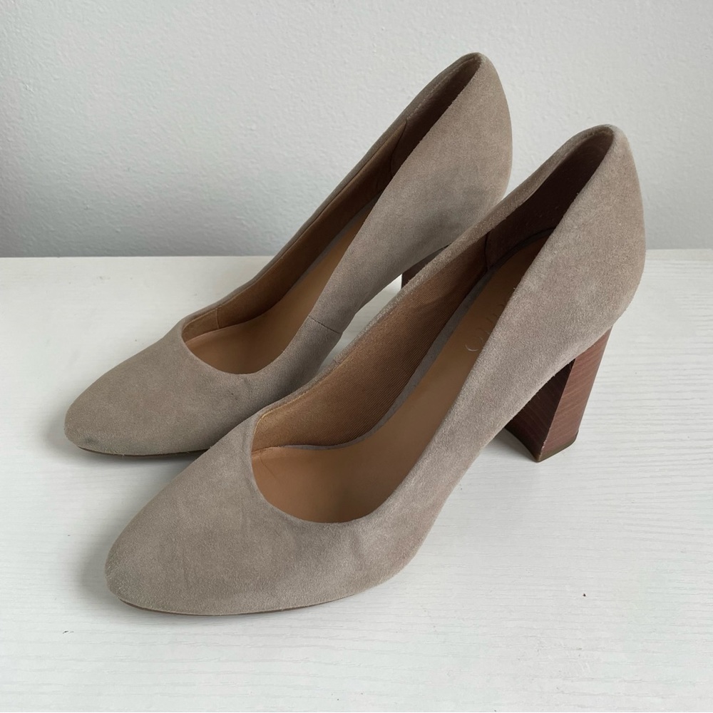 Franco Sarto suede heels